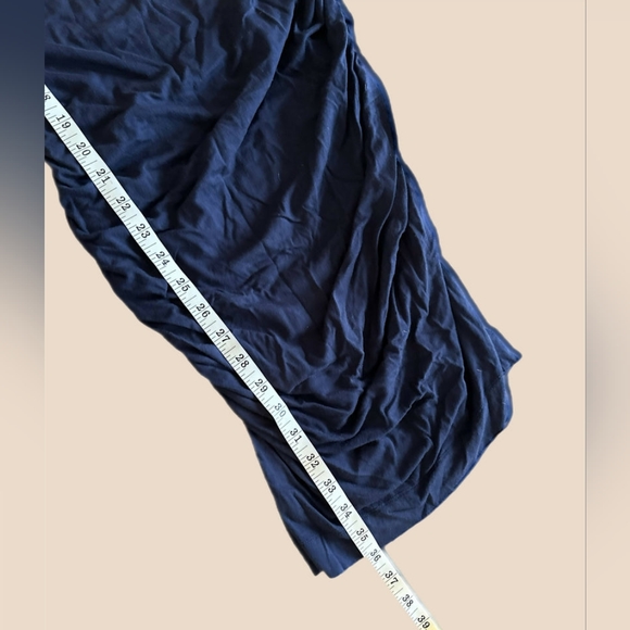 Tart Maternity Short Sleeve Scoop Neck Ruched Dress - Picture 7 of 8